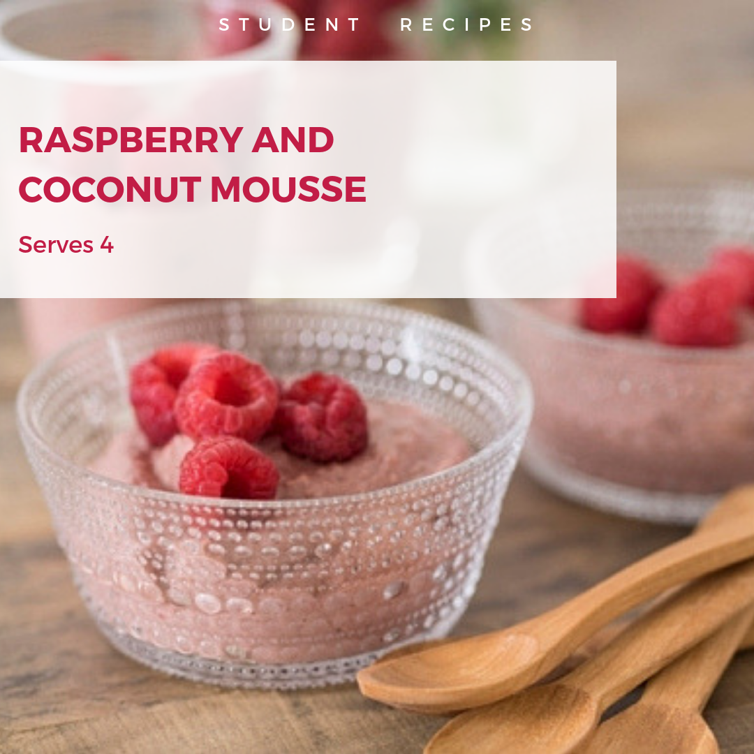 Raspberry and Coconut Mouse- Easy and Cheap Student Recipes - door2doorstudentstorage